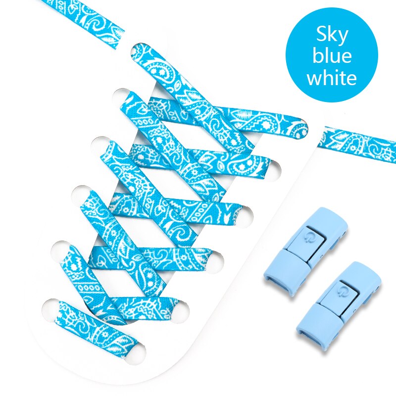 Shoelace Lock® - Press Lock, Laces with Designs